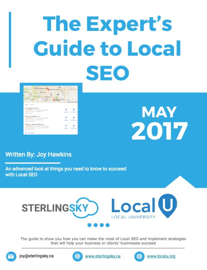 Joy Hawkins Guide to Local SEO