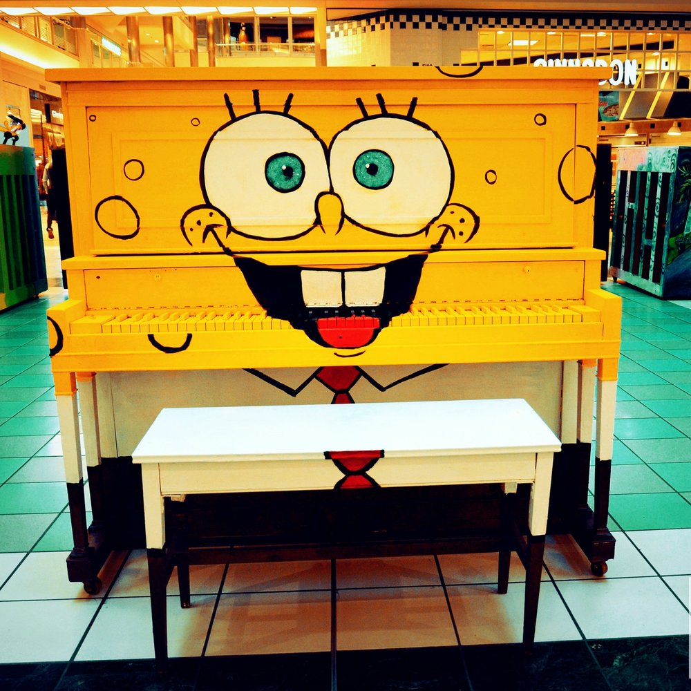 A Piano on Parade in the Mall of America